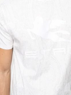 ETRO t-shirt à motif cachemire