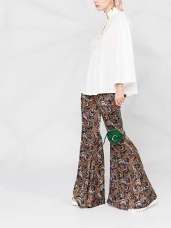 ETRO blouse crop à plis