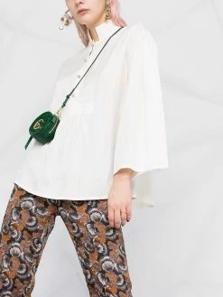 ETRO blouse crop à plis