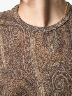 ETRO t-shirt à imprimé cachemire
