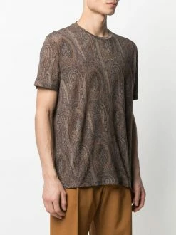 ETRO t-shirt à imprimé cachemire