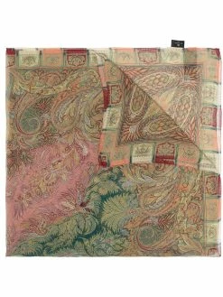 ETRO foulard en soie à motif cachemire