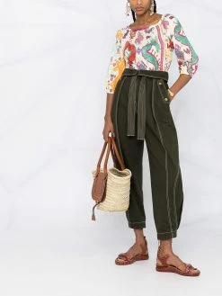 ETRO blouse à imprimé graphique