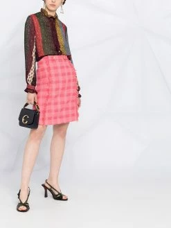ETRO jupe évasée à carreaux