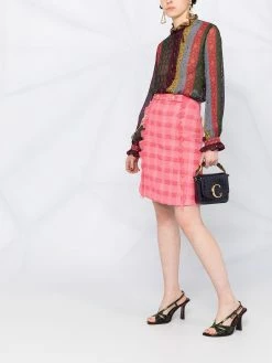 ETRO jupe évasée à carreaux