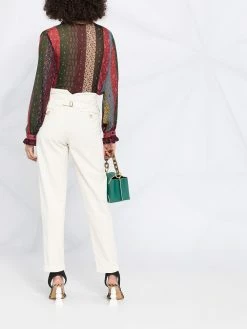 ETRO pantalon droit à taille haute