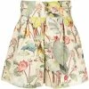 ETRO short fleuri à taille haute