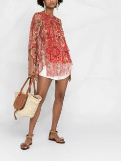 ETRO blouse à motif cachemire