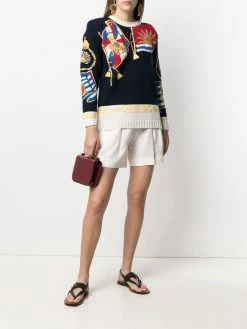 ETRO pull Maritime en intarsia