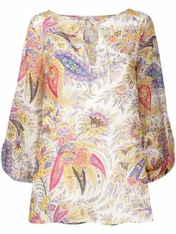 ETRO blouse à imprimé cachemire