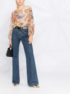 ETRO blouse à imprimé cachemire
