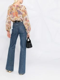 ETRO blouse à imprimé cachemire