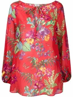 ETRO blouse à fleurs