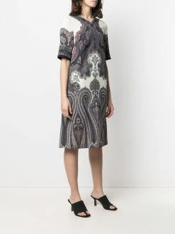 ETRO robe à motif cachemire