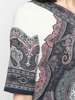 ETRO robe à motif cachemire