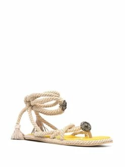 ETRO sandales à brides en corde