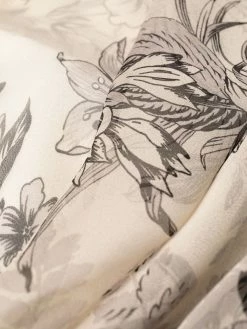 ETRO blouse fleurie à effet de transparence