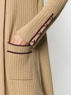 ETRO cardigan mi-long à bordures contrastantes