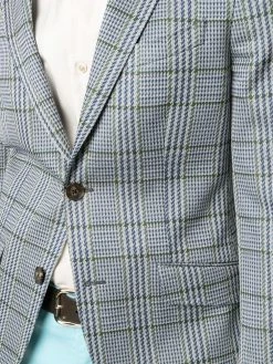 ETRO blazer cintré à carreaux