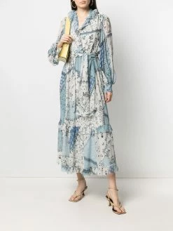 ETRO robe cache-cœur à fleurs