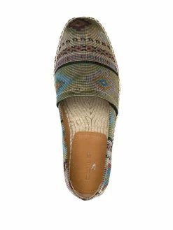 ETRO espadrilles à motif jacquard