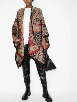 ETRO cape à motif cachemire en jacquard