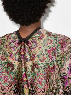 ETRO cape à motif cachemire en jacquard