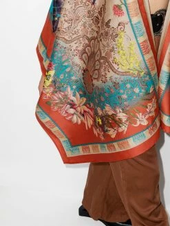 ETRO cape à motif cachemire en jacquard