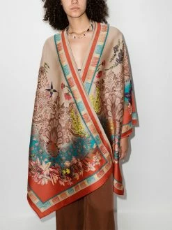 ETRO cape à motif cachemire en jacquard