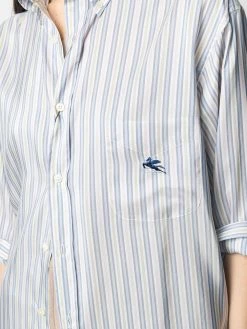 ETRO chemise en soie à manches longues