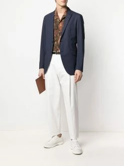 ETRO blazer ajusté à simple boutonnage