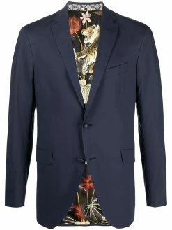 ETRO blazer ajusté à simple boutonnage