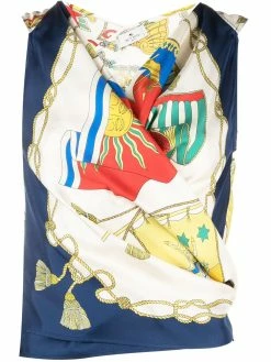 ETRO haut à design cache-cœur