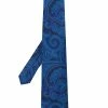 ETRO cravate en soie à imprimé cachemire