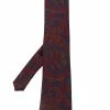ETRO cravate en soie à imprimé cachemire