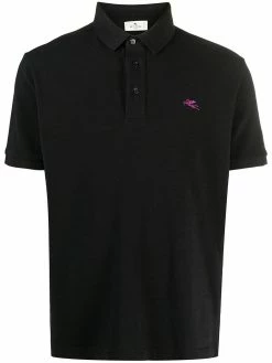 ETRO polo à logo brodé