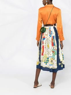 ETRO jupe mi-longue imprimée