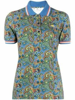 ETRO polo à imprimé cachemire