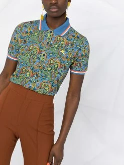 ETRO polo à imprimé cachemire