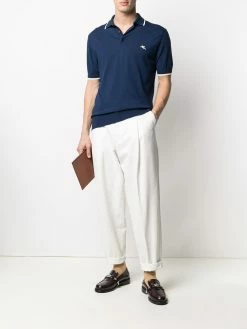 ETRO polo à logo brodé