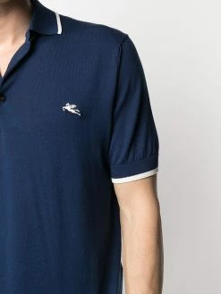 ETRO polo à logo brodé