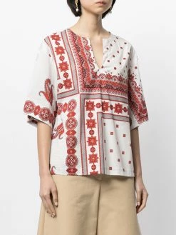 ETRO blouse ample imprimée