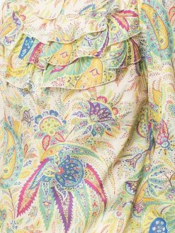 ETRO blouse à imprimé cachemire