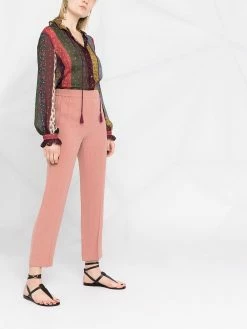 ETRO pantalon droit à taille haute