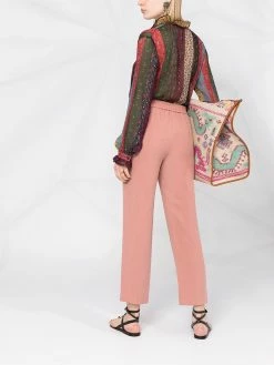 ETRO pantalon droit à taille haute