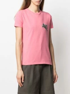 ETRO t-shirt à fleurs brodées