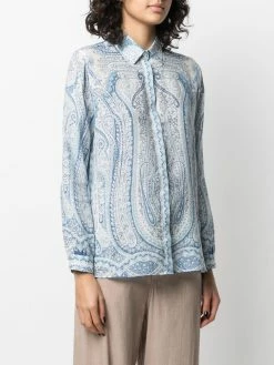 ETRO blouse à motif cachemire