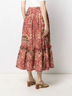 ETRO jupe mi-longue à imprimé cachemire