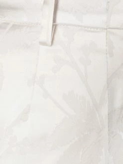 ETRO pantalon de tailleur à fleurs en jacquard