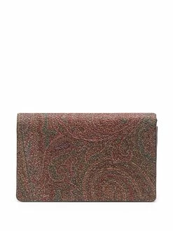 ETRO porte-cartes à imprimé cachemire